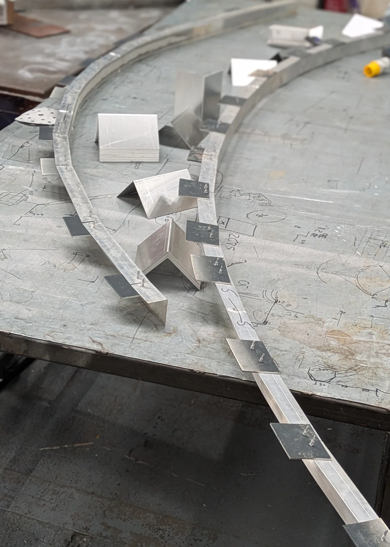 Site Measured And Fabricated Curved Drips