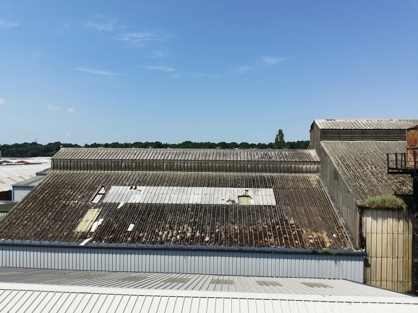 Cement asbestos overcladding project