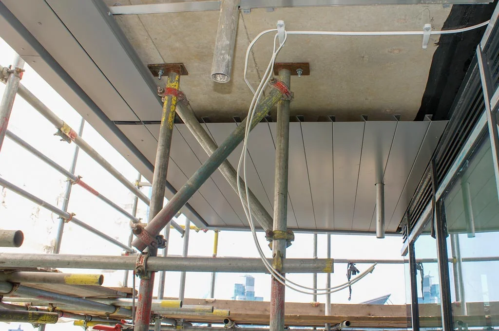 Soffit installation